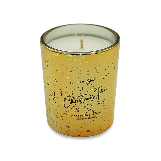 Gold Candle in Christmas scents