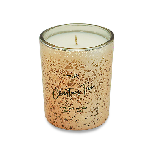 Rose Gold Candle in Christmas scents
