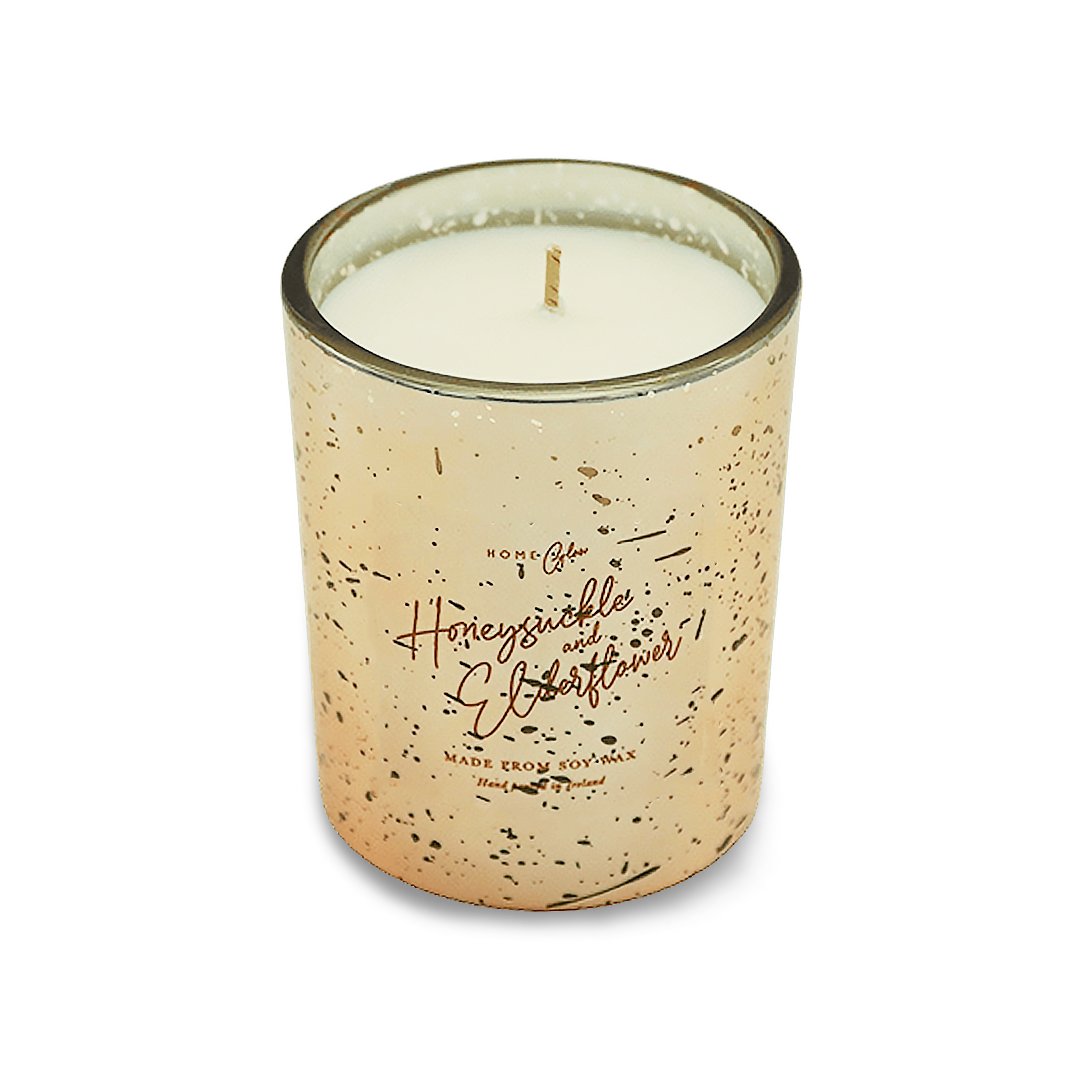 Rose Gold Candle in Christmas scents