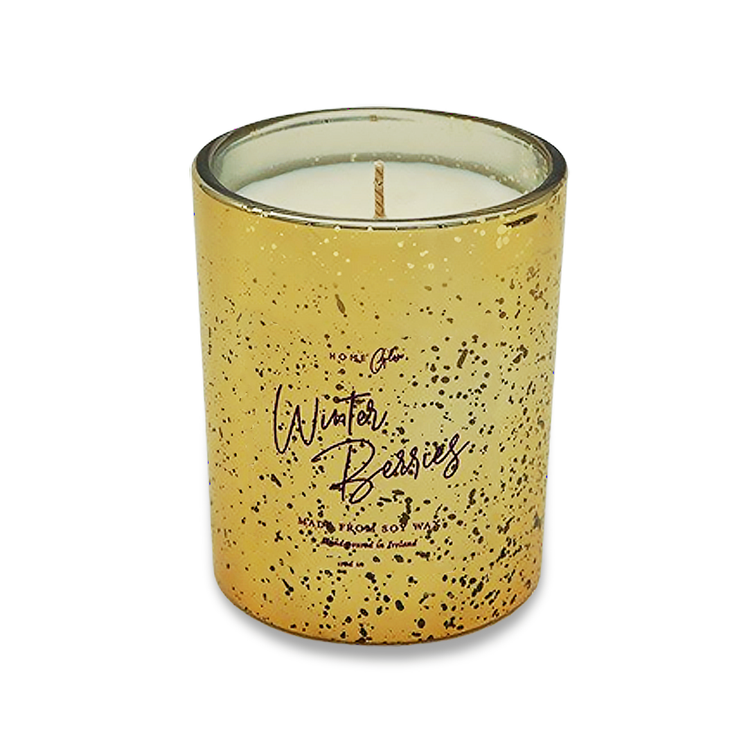 Gold Candle in Christmas scents