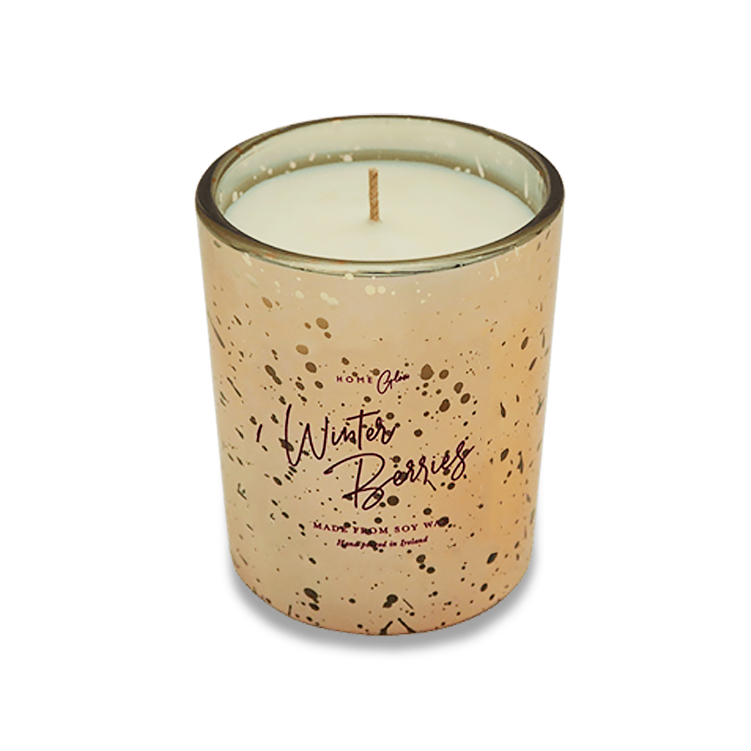 Rose Gold Candle in Christmas scents